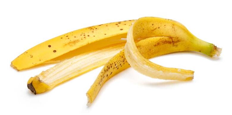 Banānu mizai ir pretiekaisuma iedarbība